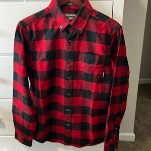 Men’s Eddie Bauer checked Button Down Shirt…size small